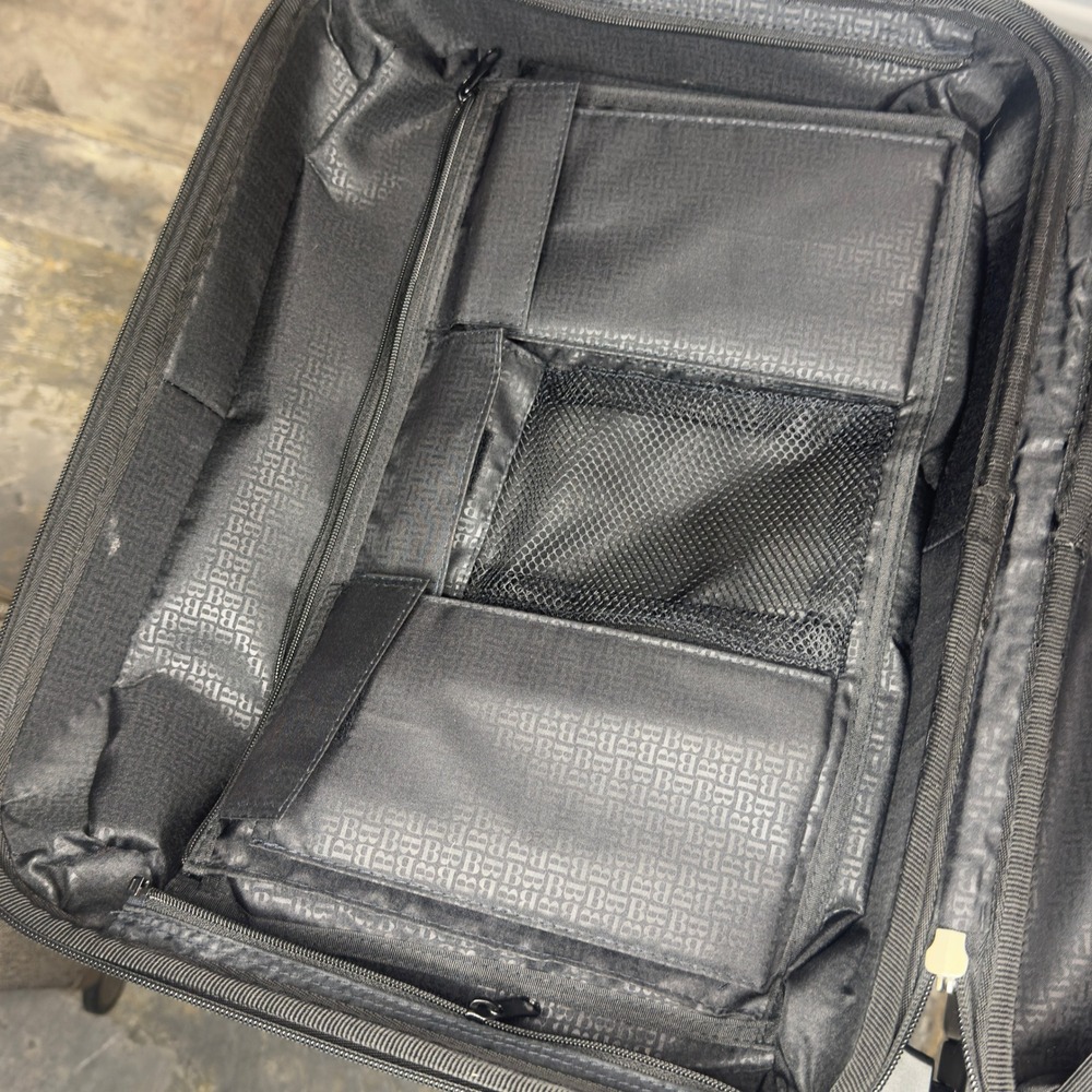 Brookstone Dash 2.0 Hardside Underseat Spinner Luggage Silver Rolling Briefcase - Picture 5 of 11